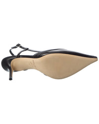 Jimmy Choo Afia 65 Leather Slingback Pump