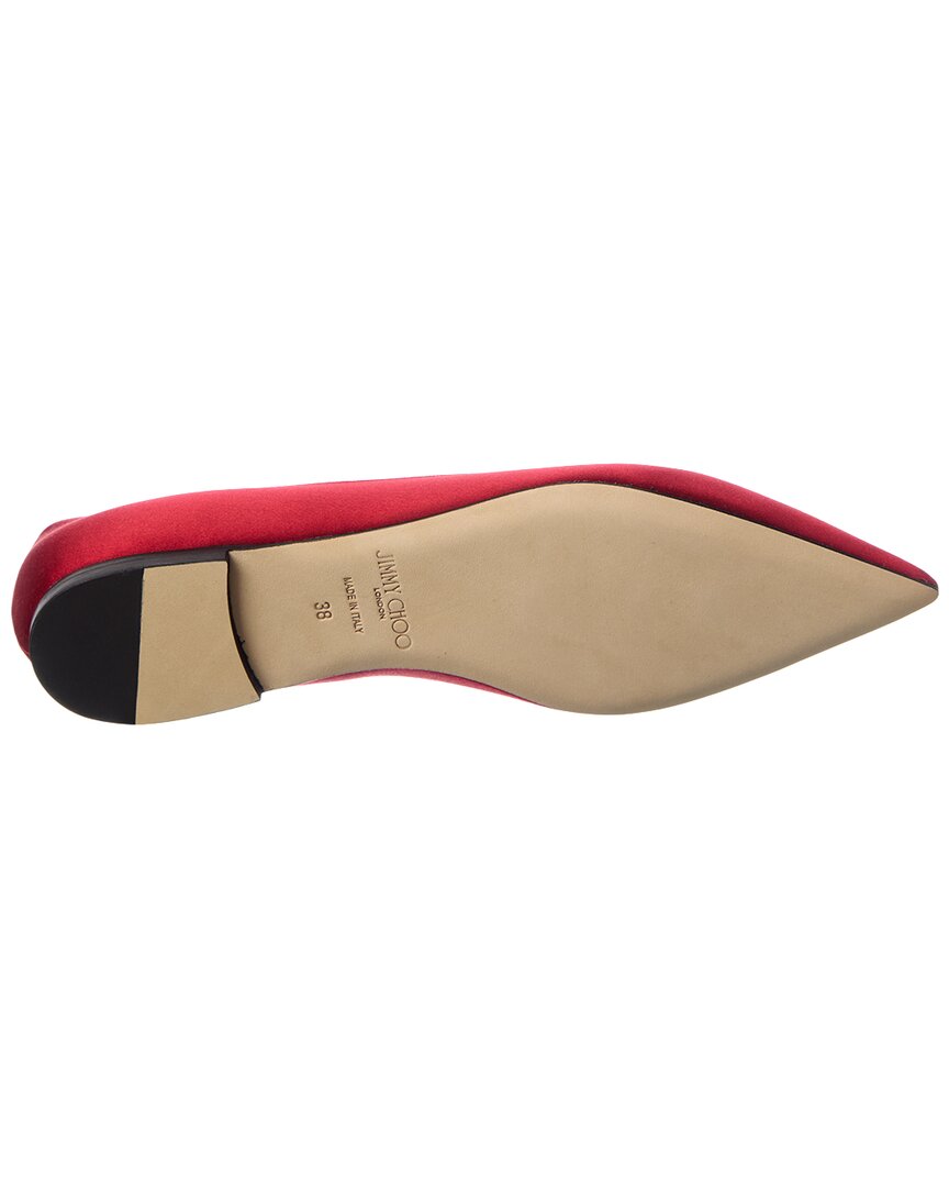 Jimmy Choo Love Satin Ballerina Flat