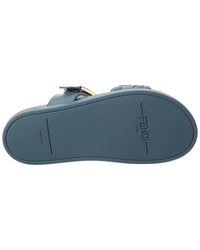 Fendi Feel Ff Leather Sandal