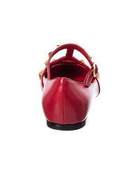 Valentino Rockstud Leather Flat