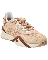 FENDI Fendi Flow Mesh & Leather Sneaker
