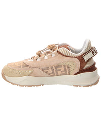 FENDI Fendi Flow Mesh & Leather Sneaker