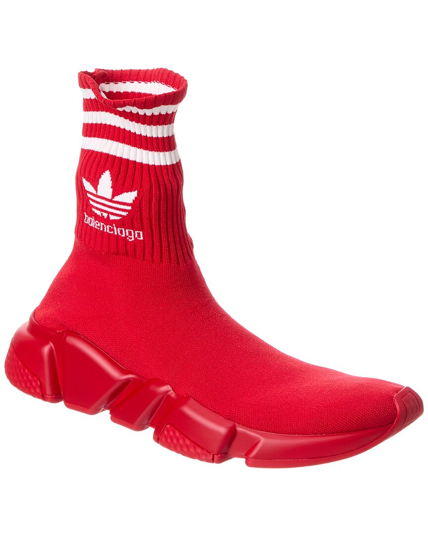 Balenciaga X Adidas Speed Sock Sneaker Red