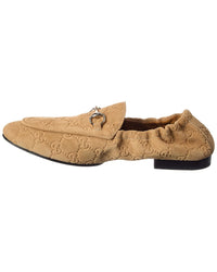 Gucci Jordaan Gg Suede Loafer