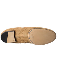 Gucci Jordaan Gg Suede Loafer