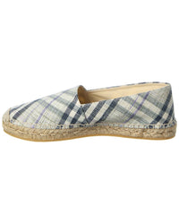 Burberry Check Linen Espadrille