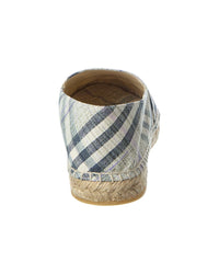 Burberry Check Linen Espadrille