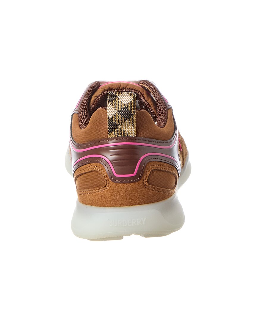 Burberry Matrix Sport Suede & Canvas Sneaker – Bluefly