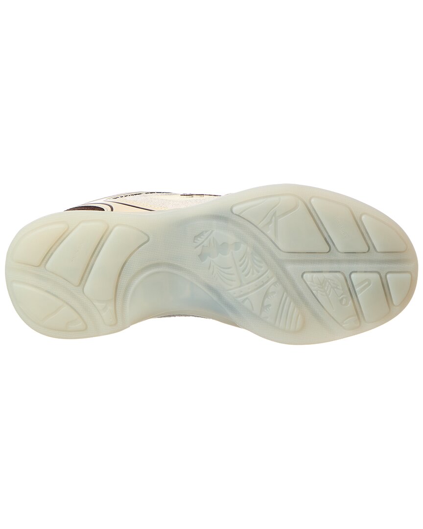 Burberry Matrix Spot Canvas & Leather Sneaker