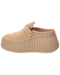 Chloé Chloé Nama Suede Wedge Mule