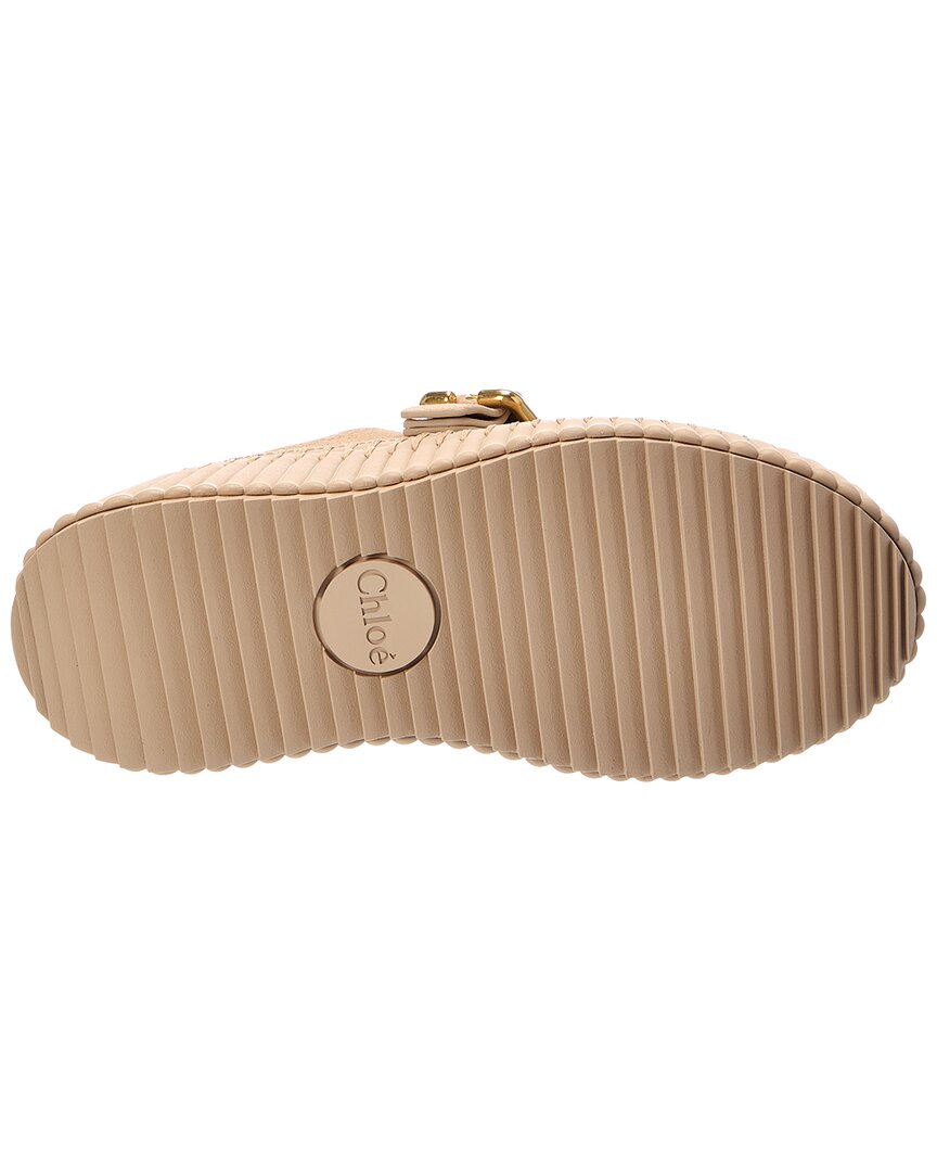 Chloé Chloé Nama Suede Wedge Mule