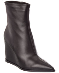 Gianvito Rossi Gianvito Rossi Hamnes 85 Leather Wedge Boot