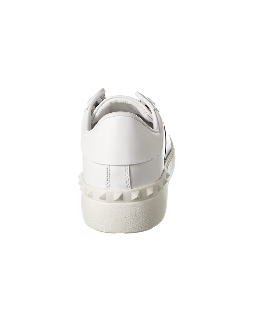 Valentino Rockstud Open Leather Sneaker