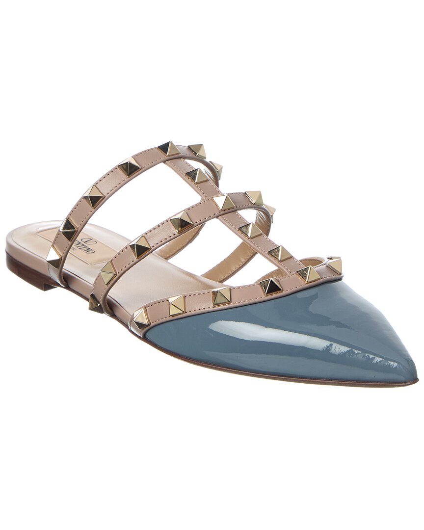 Valentino Rockstud Caged Patent Flat