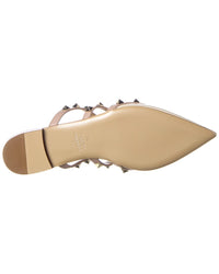 Valentino Rockstud Caged Patent Flat
