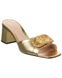 Valentino Vlogo Signature 60 Leather Sandal