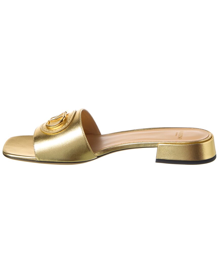 Valentino Vlogo Leather Sandal