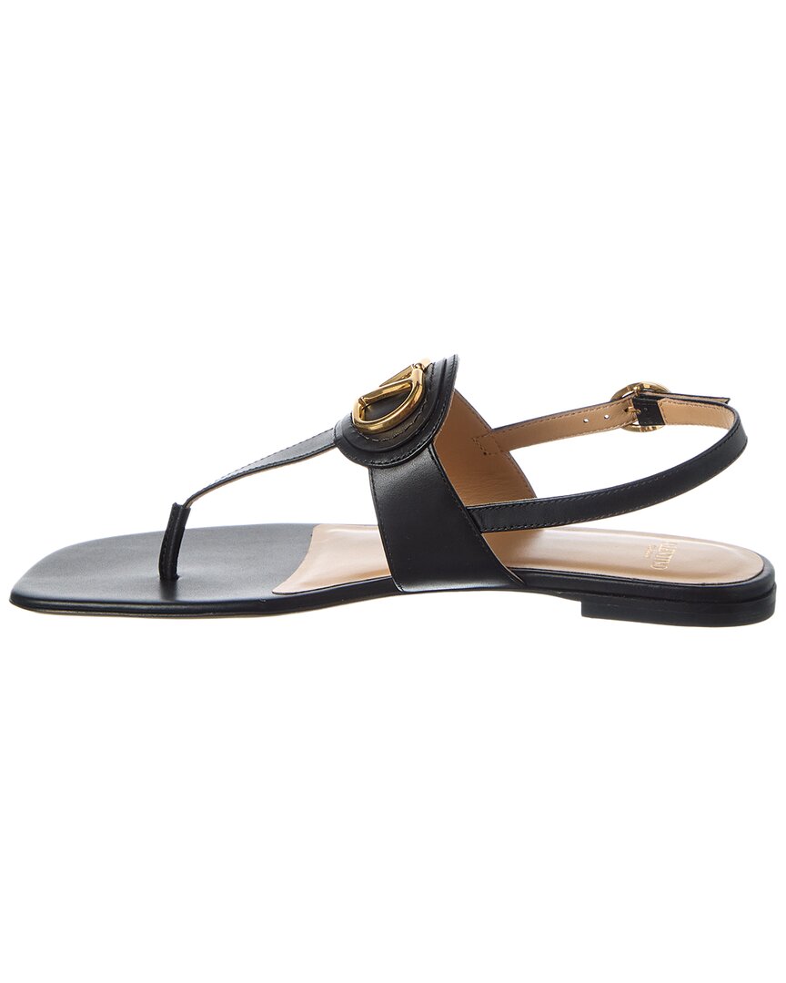 Valentino Vlogo Signature Leather Sandal