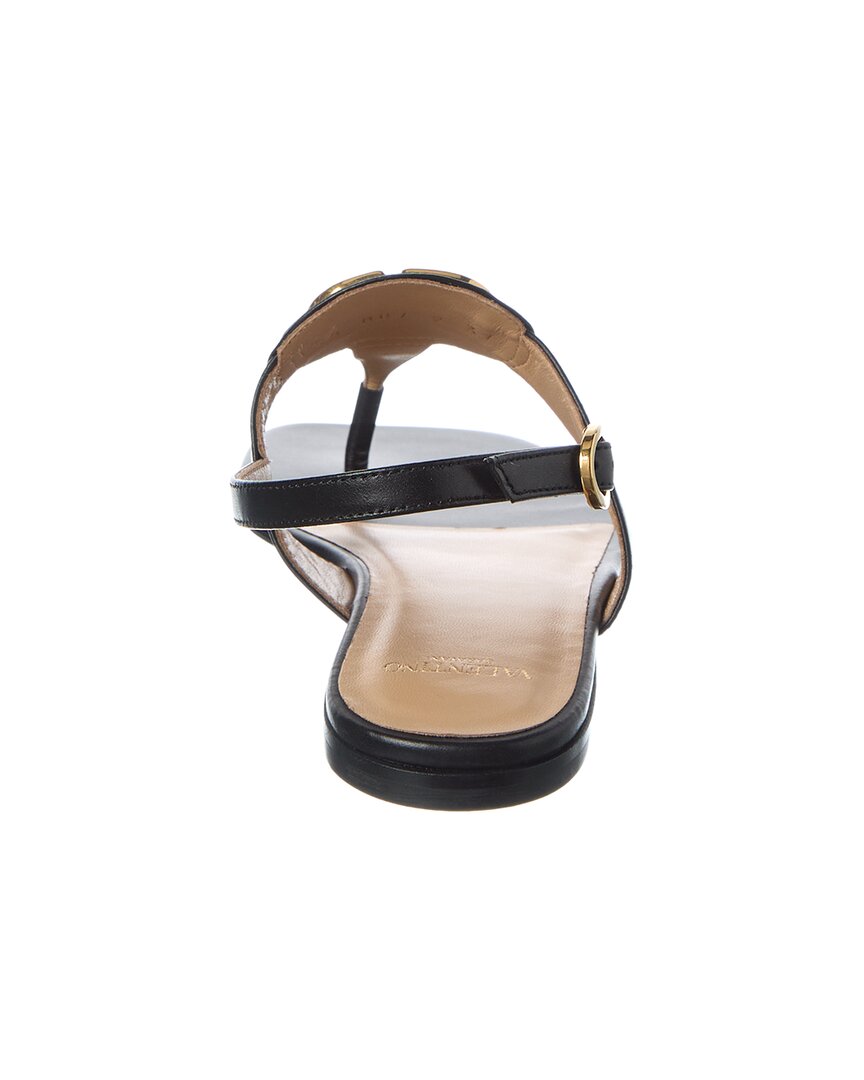 Valentino Vlogo Signature Leather Sandal