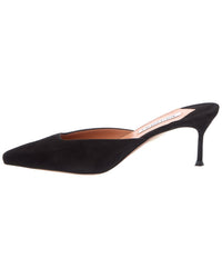 Aquazzura Anok 65 Suede Mule