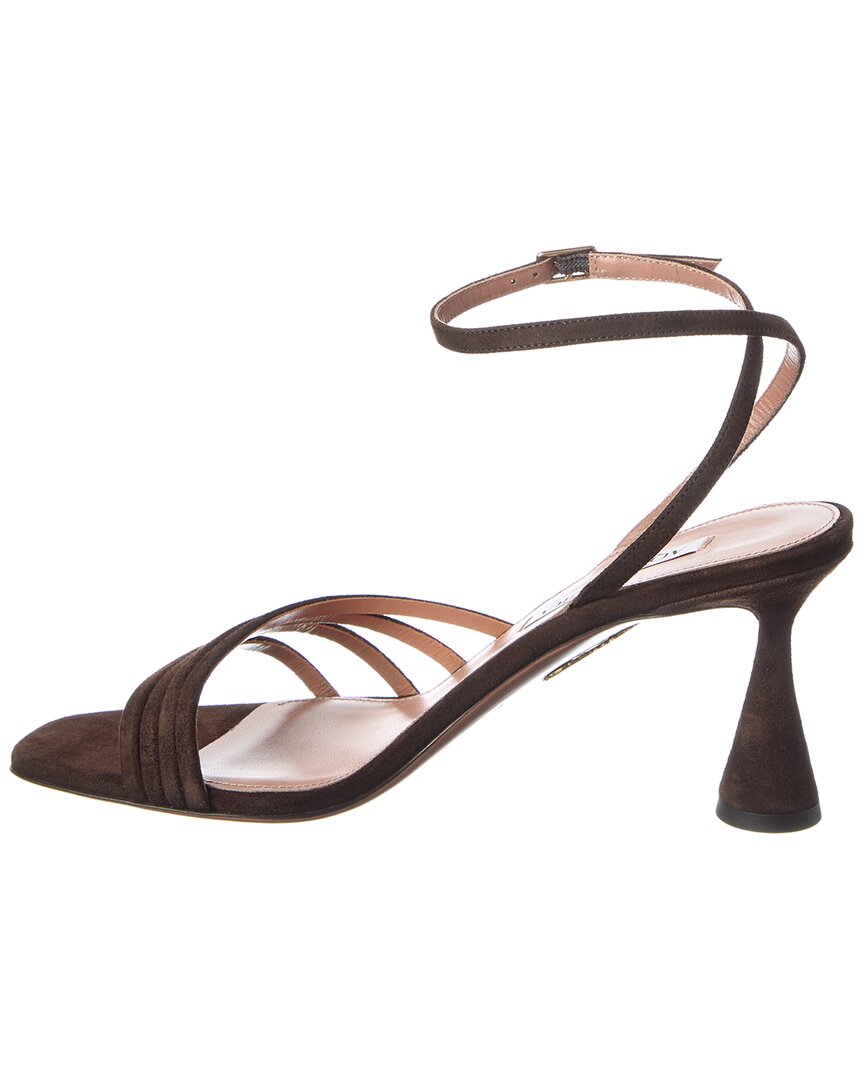 Aquazzura Latour 75 Suede Sandal