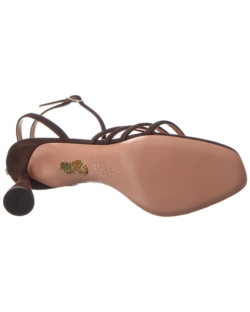Aquazzura Latour 75 Suede Sandal – Bluefly
