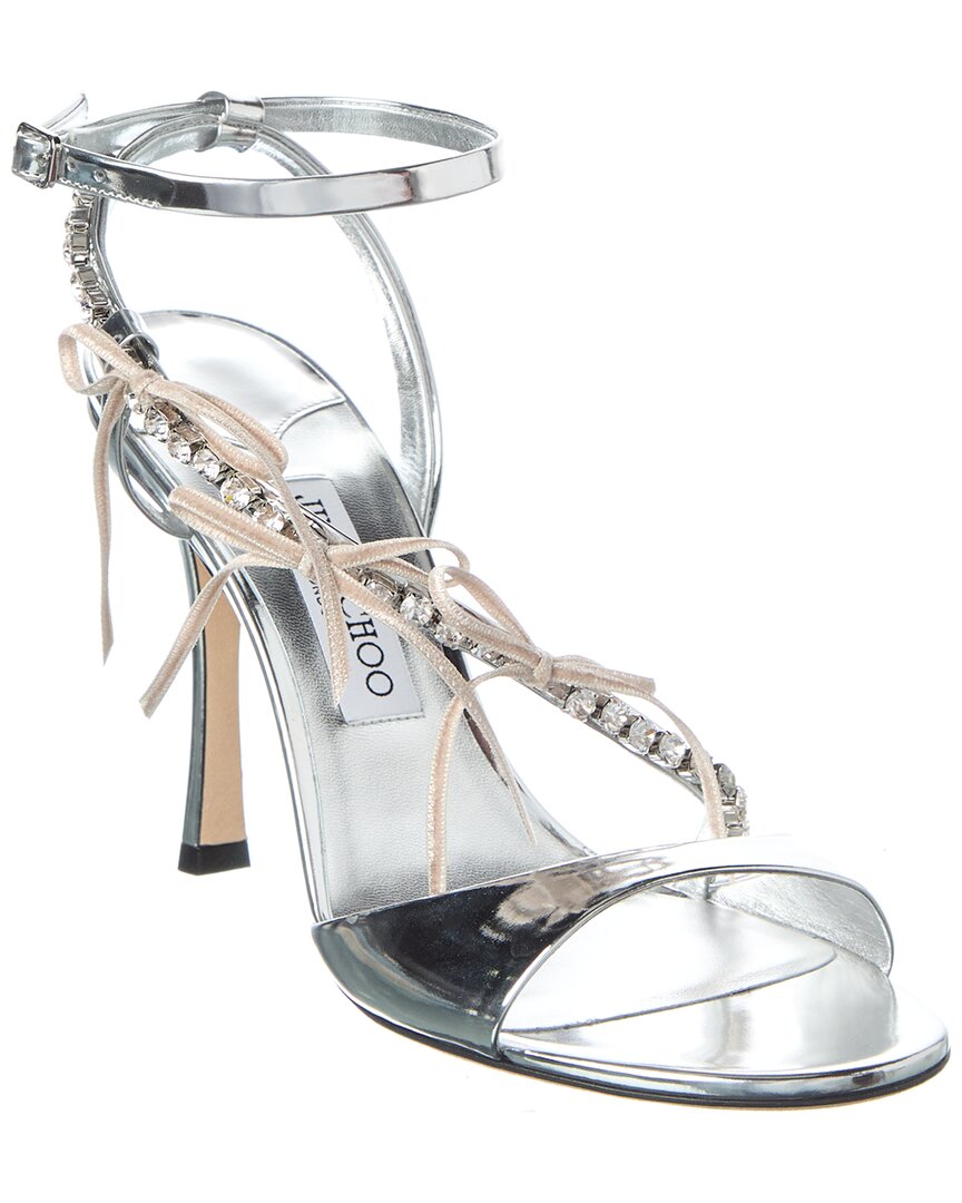 Jimmy Choo Lula 100 Leather Sandal