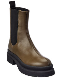 Jw Anderson Leather Chelsea Boot Green