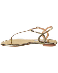 Aquazzura Almost Bare Leather Sandal