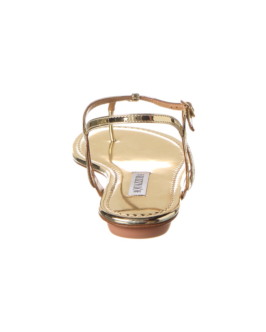 Aquazzura Almost Bare Leather Sandal
