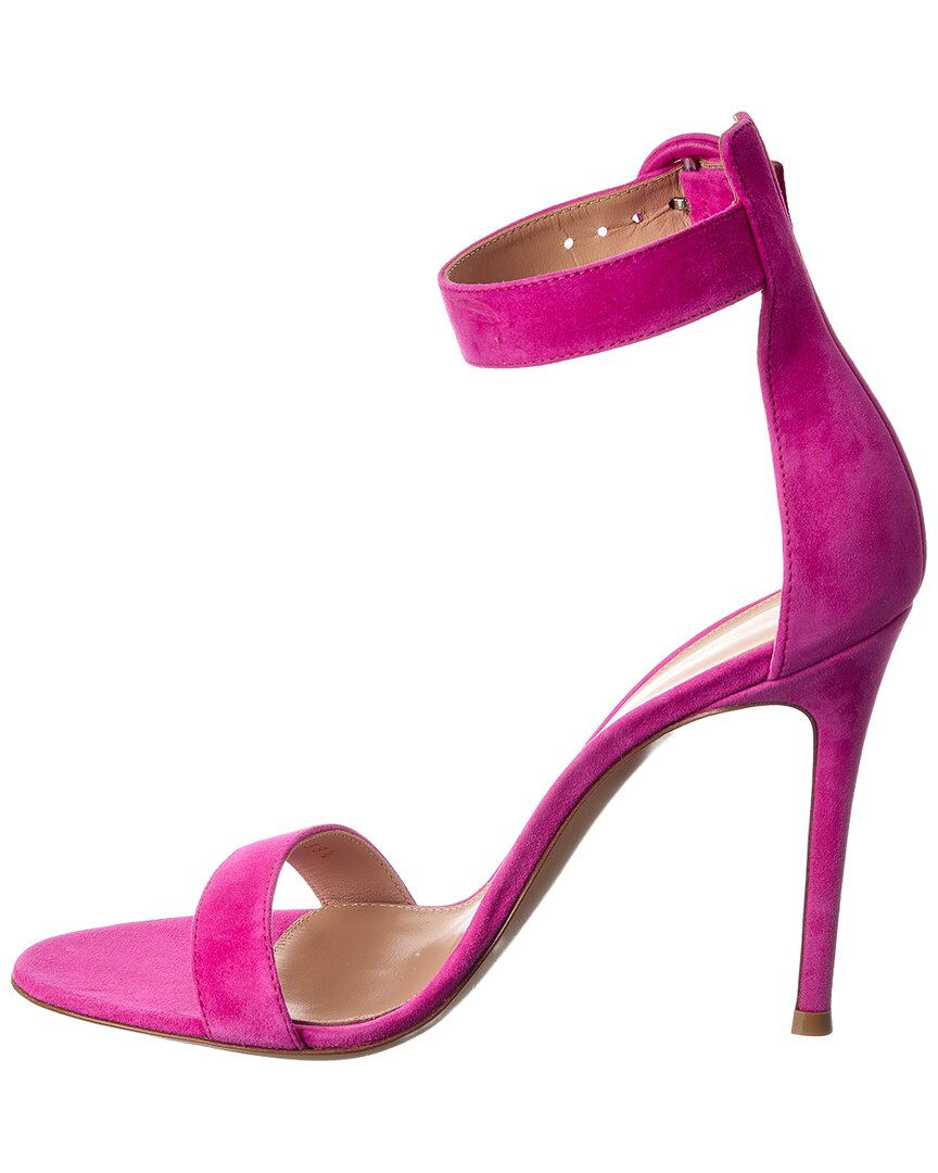 Gianvito Rossi Portofino 105 Suede Sandal