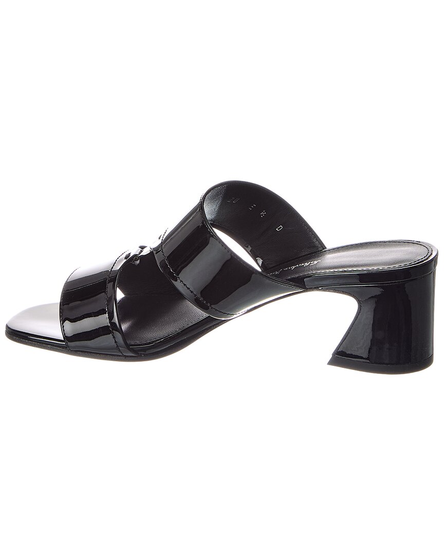 Ferragamo Tot Patent Sandal