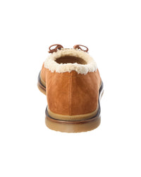 Ferragamo Ferragamo Varina Suede & Wool Ballet Flat