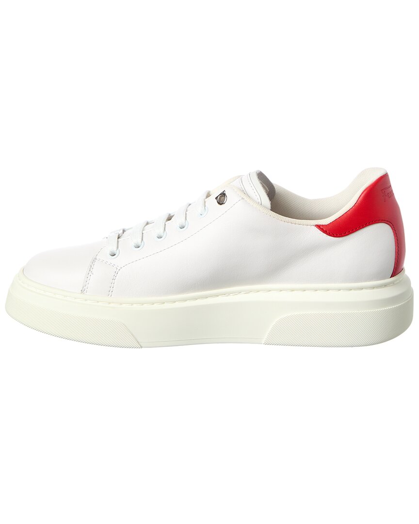 Ferragamo Cassandra Leather Sneaker