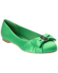 Ferragamo Varina Satin Ballet Flat