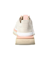Ferragamo Nima Leather-Trim Sneaker
