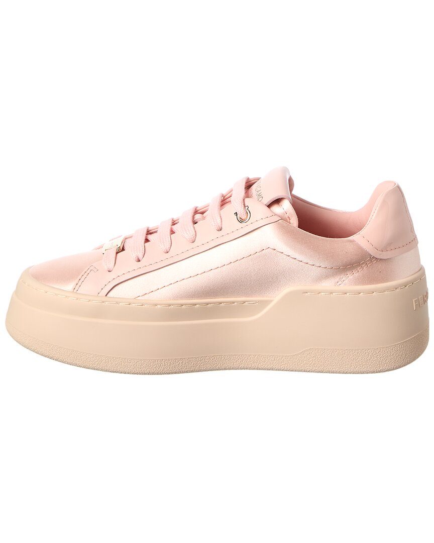 Ferragamo Dahlia Leather & Satin Sneaker – Bluefly
