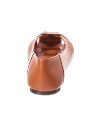 Ferragamo Aurelie Leather Ballet Flat