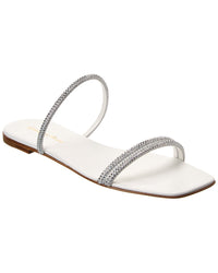 Gianvito Rossi Cannes Leather Sandal White
