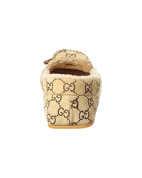 Gucci Gucci Driver Wool & Leather Loafer