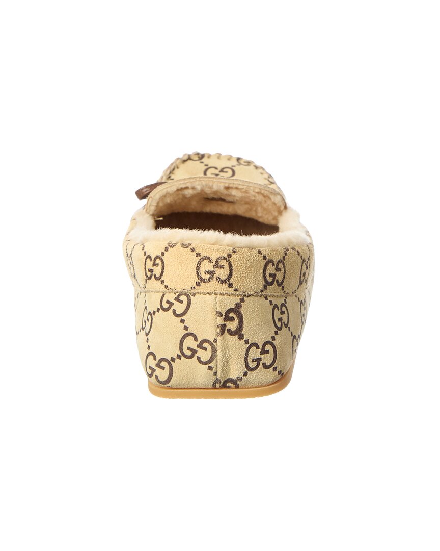 Gucci Gucci Driver Wool & Leather Loafer