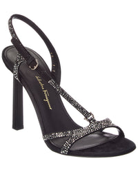 Ferragamo Jole X5 Suede Sandal