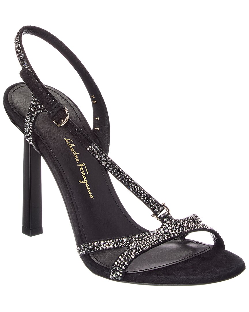 Ferragamo Jole X5 Suede Sandal
