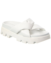 Ferragamo Air Lug Leather Sandal