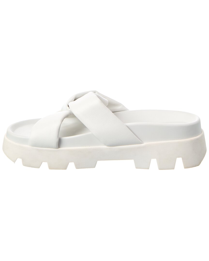 Ferragamo Air Lug Leather Sandal