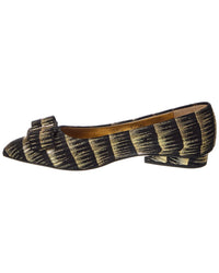 Ferragamo Viva Leather Flat
