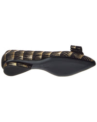 Ferragamo Viva Leather Flat