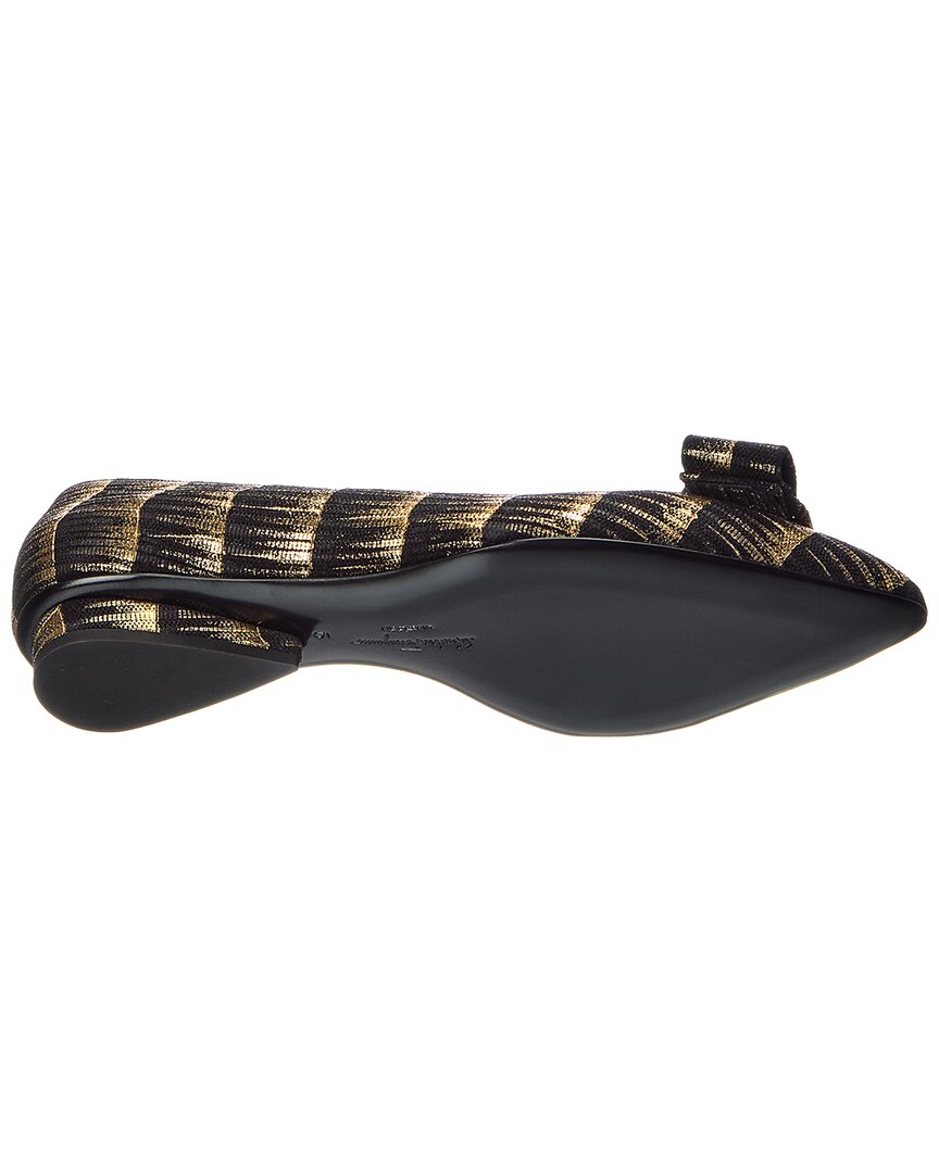 Ferragamo Viva Leather Flat