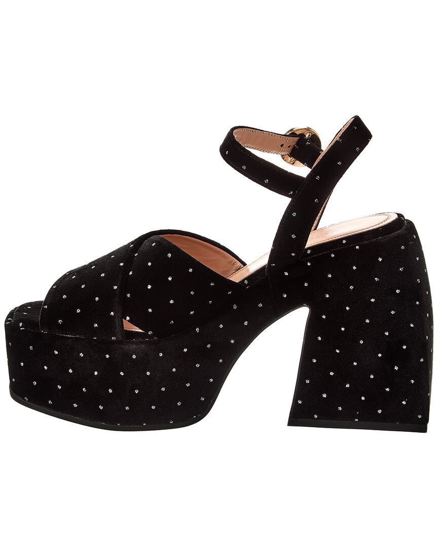 Nodaleto Bulla Joni Velvet Platform Sandal