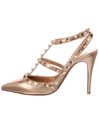 Valentino Rockstud Caged 100 Leather Pump